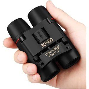 30x60 Binoculars Compact Light Binoculars, w/ Clear Low-Light Vision